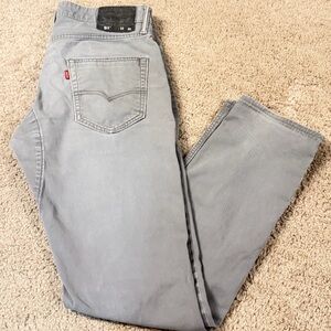 Levi’s | 511 Slim Fit Jeans Men’s | 33x34 | Gray Stretch Denim